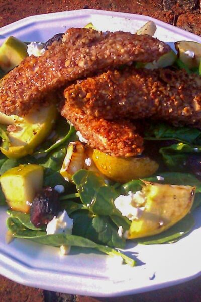 Almond Crusted Chicken Salad