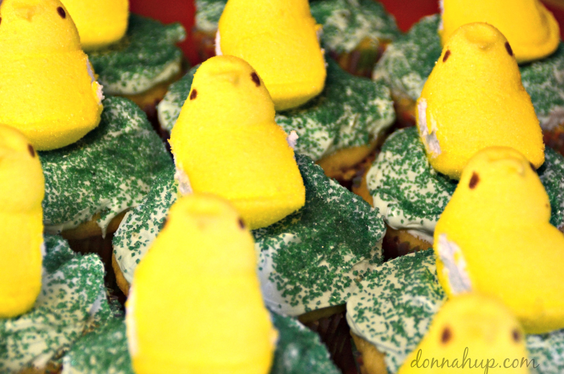 Easter Peep Surprise Cupcakes