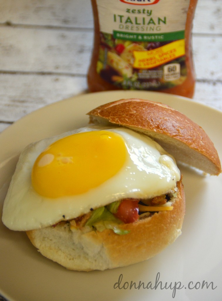 Everything Burger Bowl with Italian Dressing #Recipe #FoodDeservesDelicious #shop #cbias donnahup