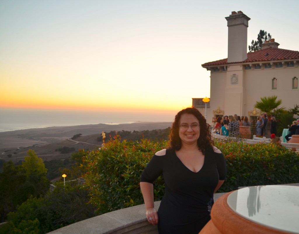 Sunset At Hearst Castle