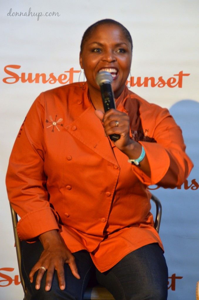 Meeting Tanya Holland at Sunset Savor Food & Wine Festival