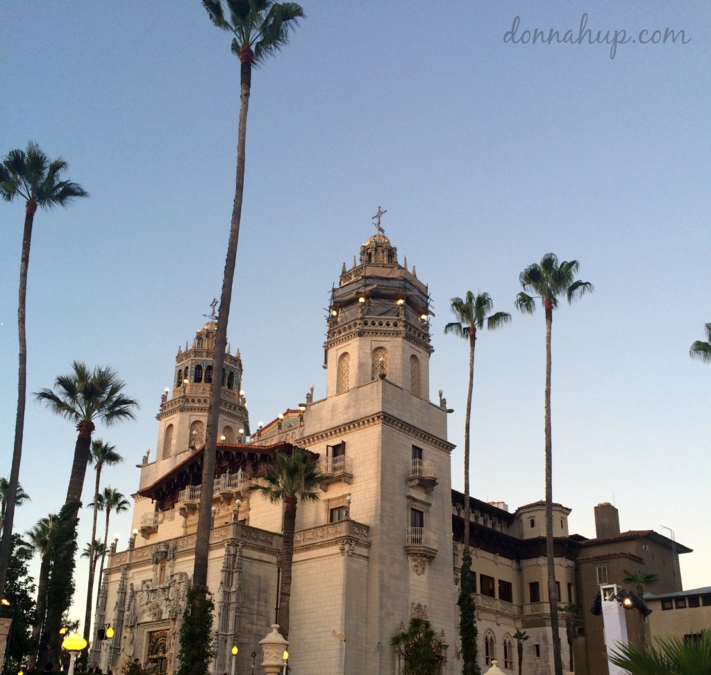 Sunset At Hearst Castle