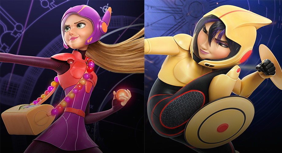 Meet GoGo and Honey Lemon from #BigHero6Event