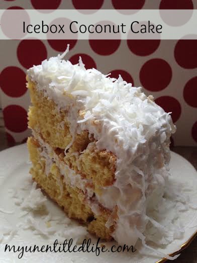 Icebox Coconut Cake