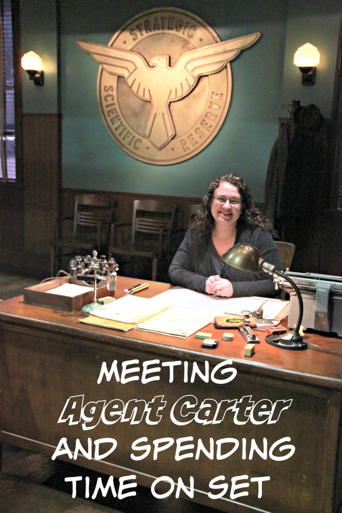 Meeting Agent Carter and Spending Time on Set 