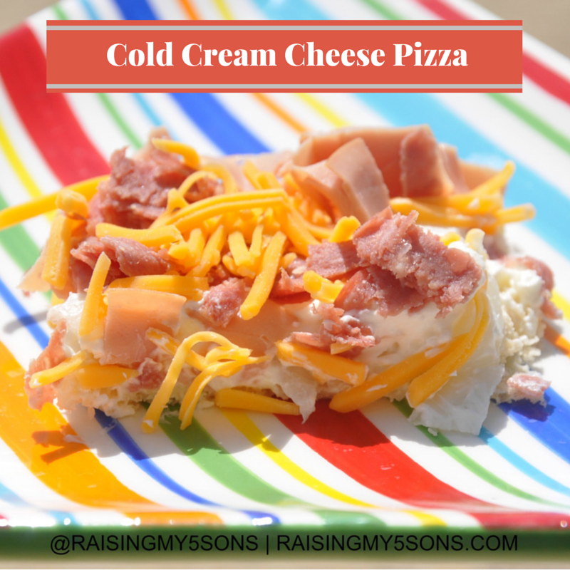 Cold Cream Cheese Pizza