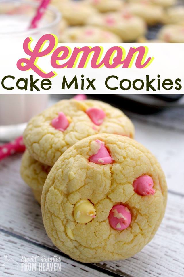 lemon cake mix cookies