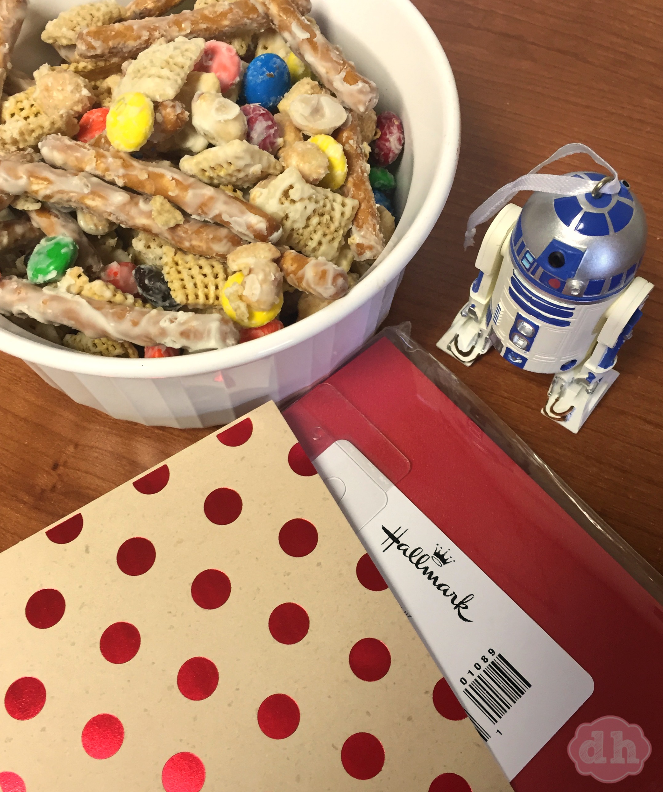 Keeping Traditions with Hallmark and My Mom's White Chocolate Party Mix