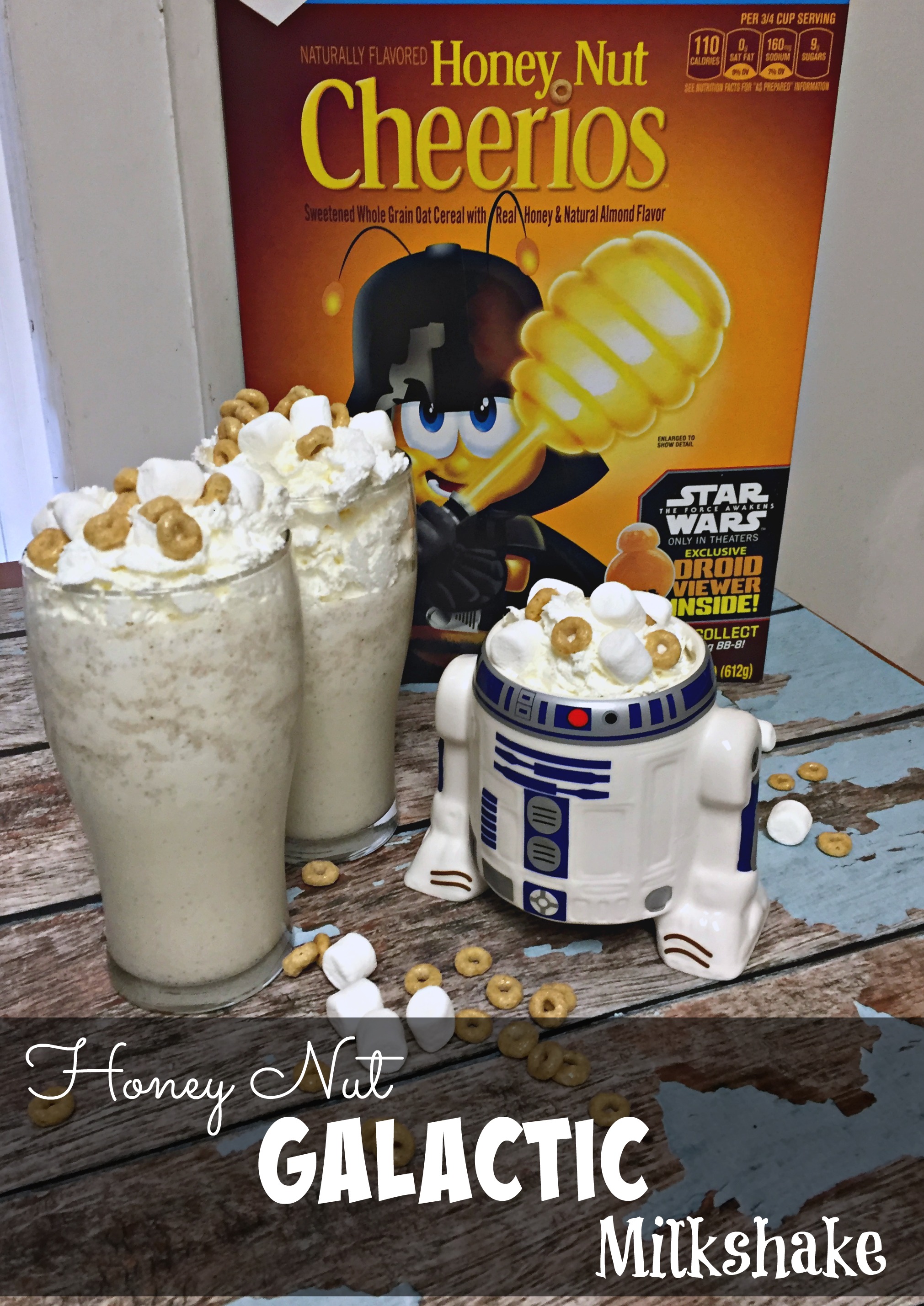 Honey Nut Cheerios Cereal Milkshake