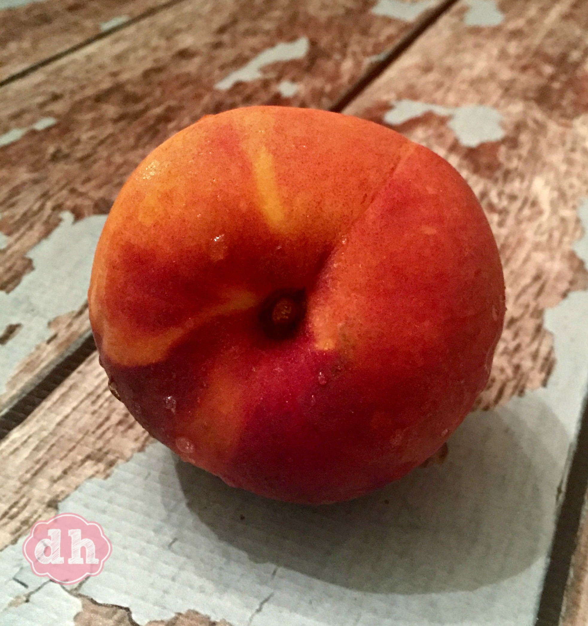 Honey Roasted Peaches with Goat Cheese