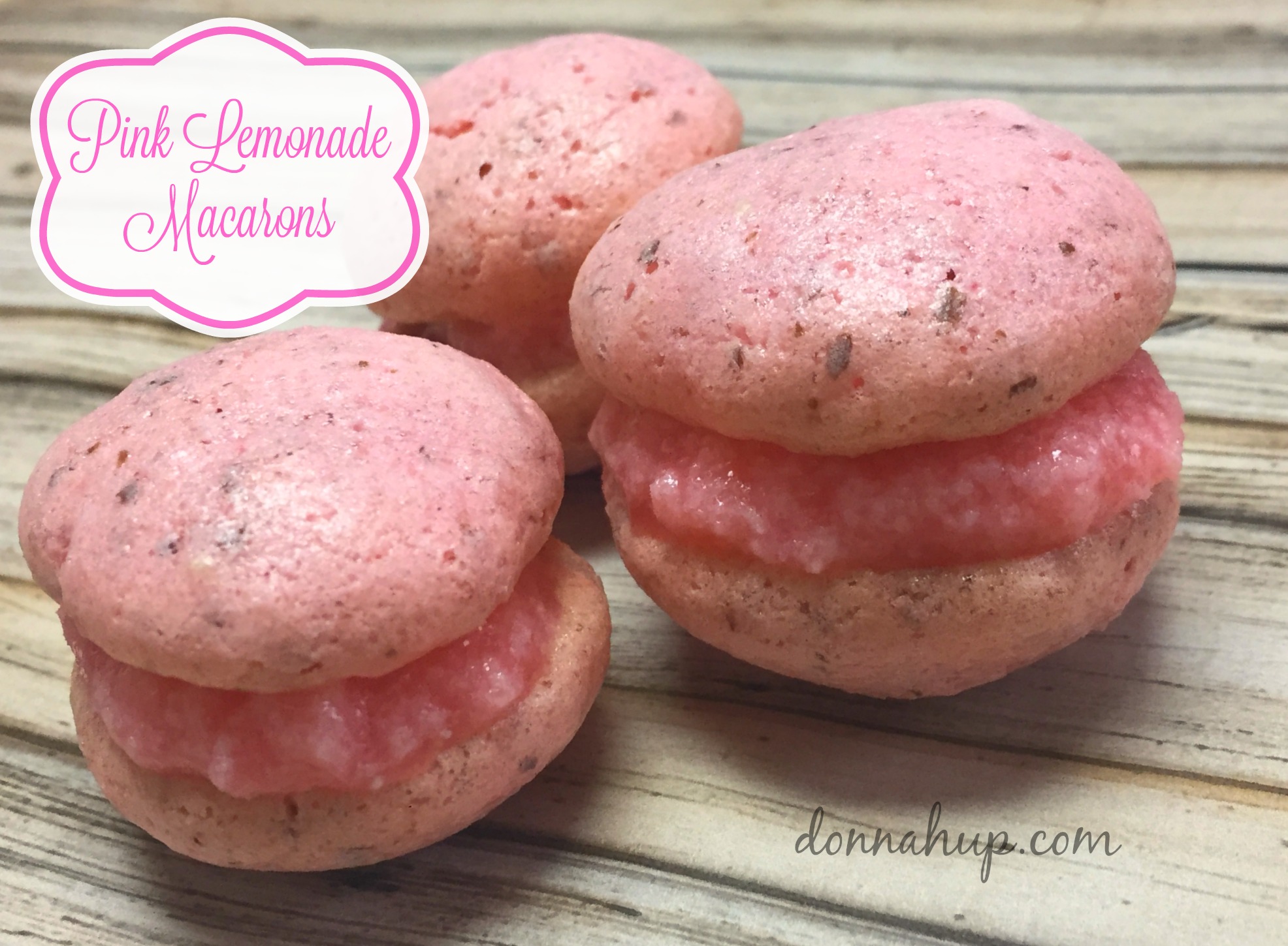 Pink Lemonade Macarons