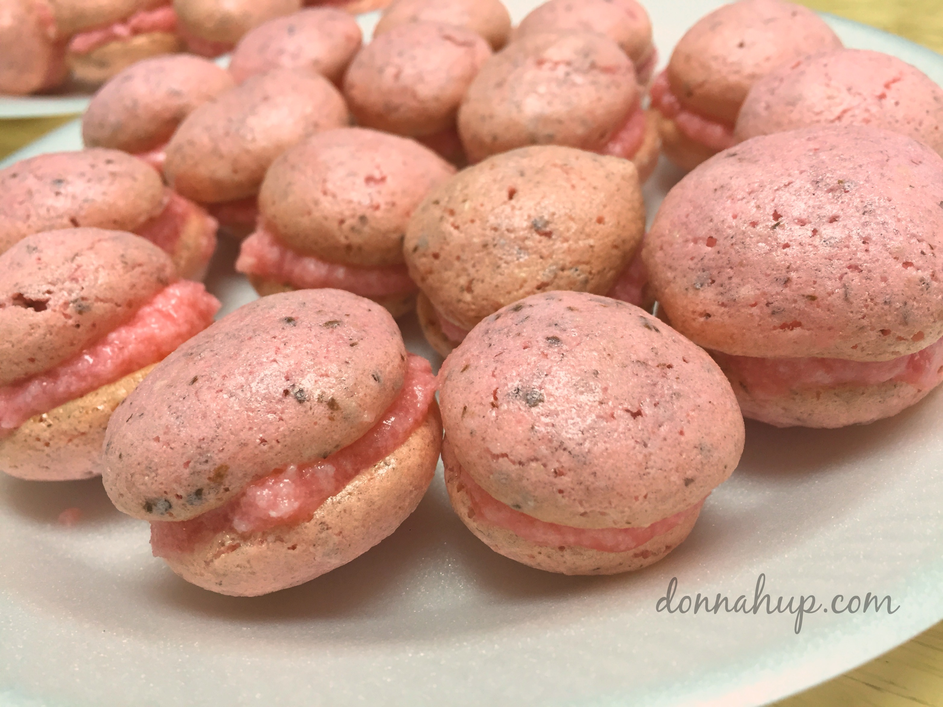 Pink Lemonade Macarons