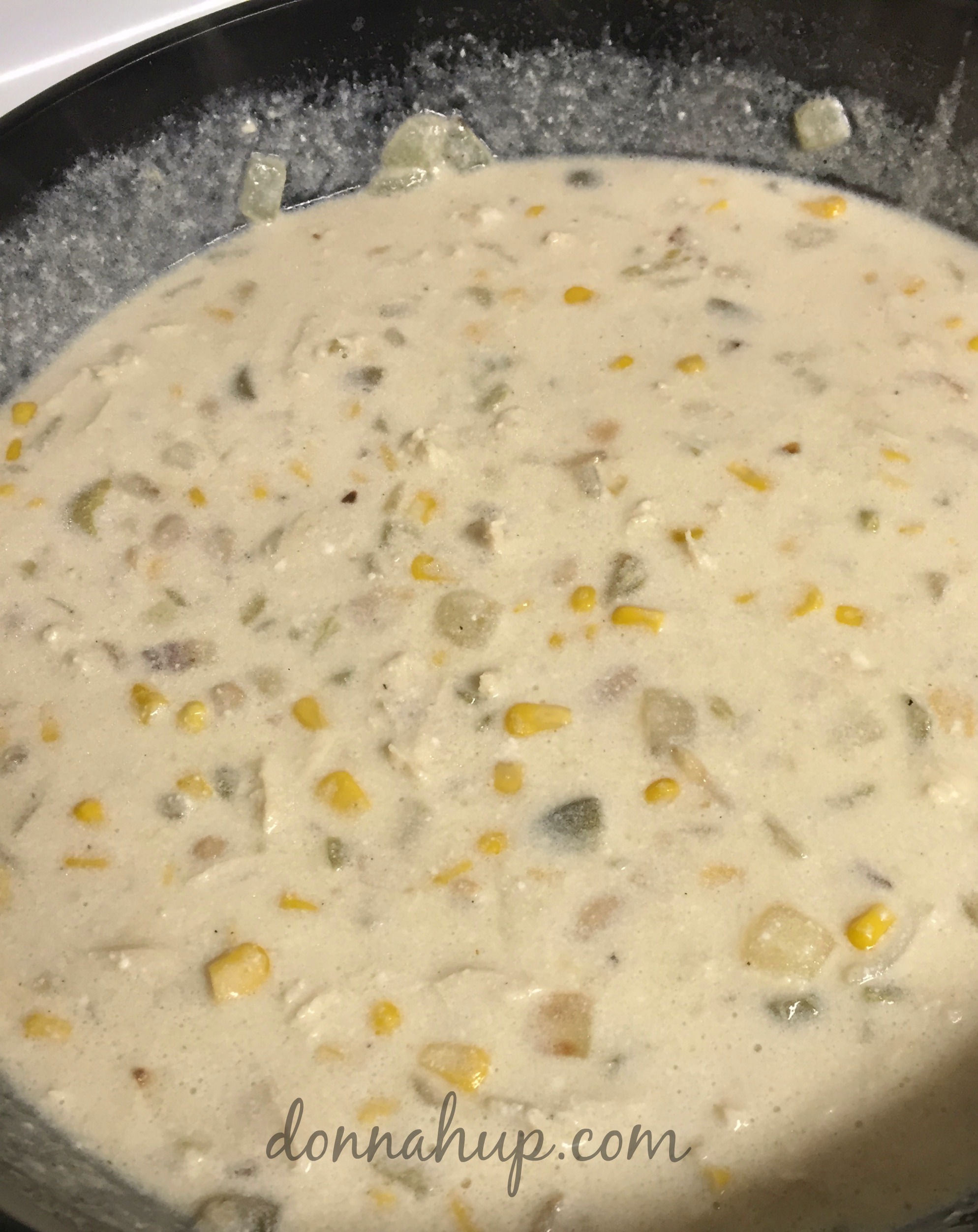 White Chicken Enchilada Soup