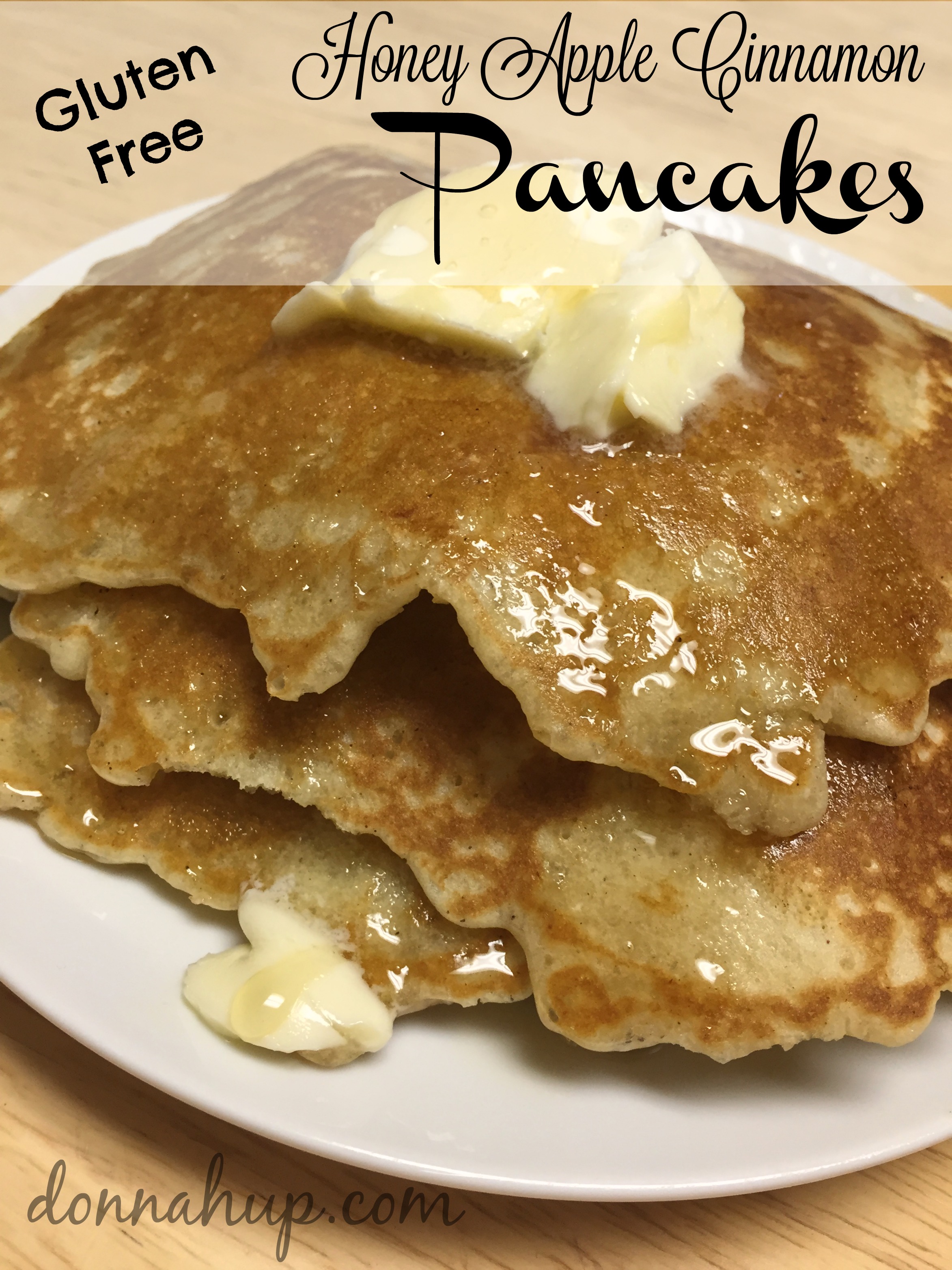 Gluten Free Honey Apple Cinnamon Pancakes with my KitchenAid Mixer