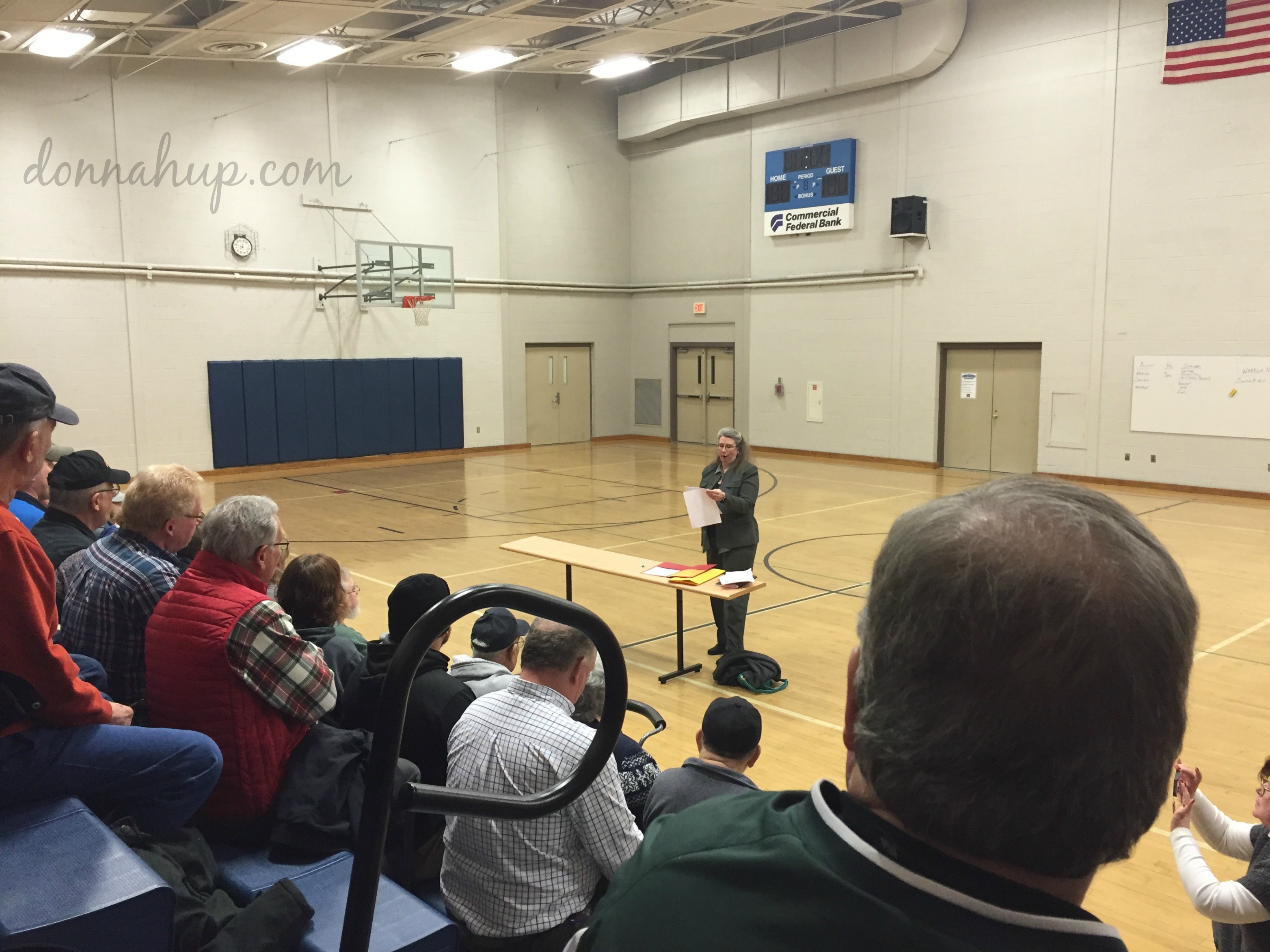 my township meeting at my first Iowa Caucus My First Iowa Caucus