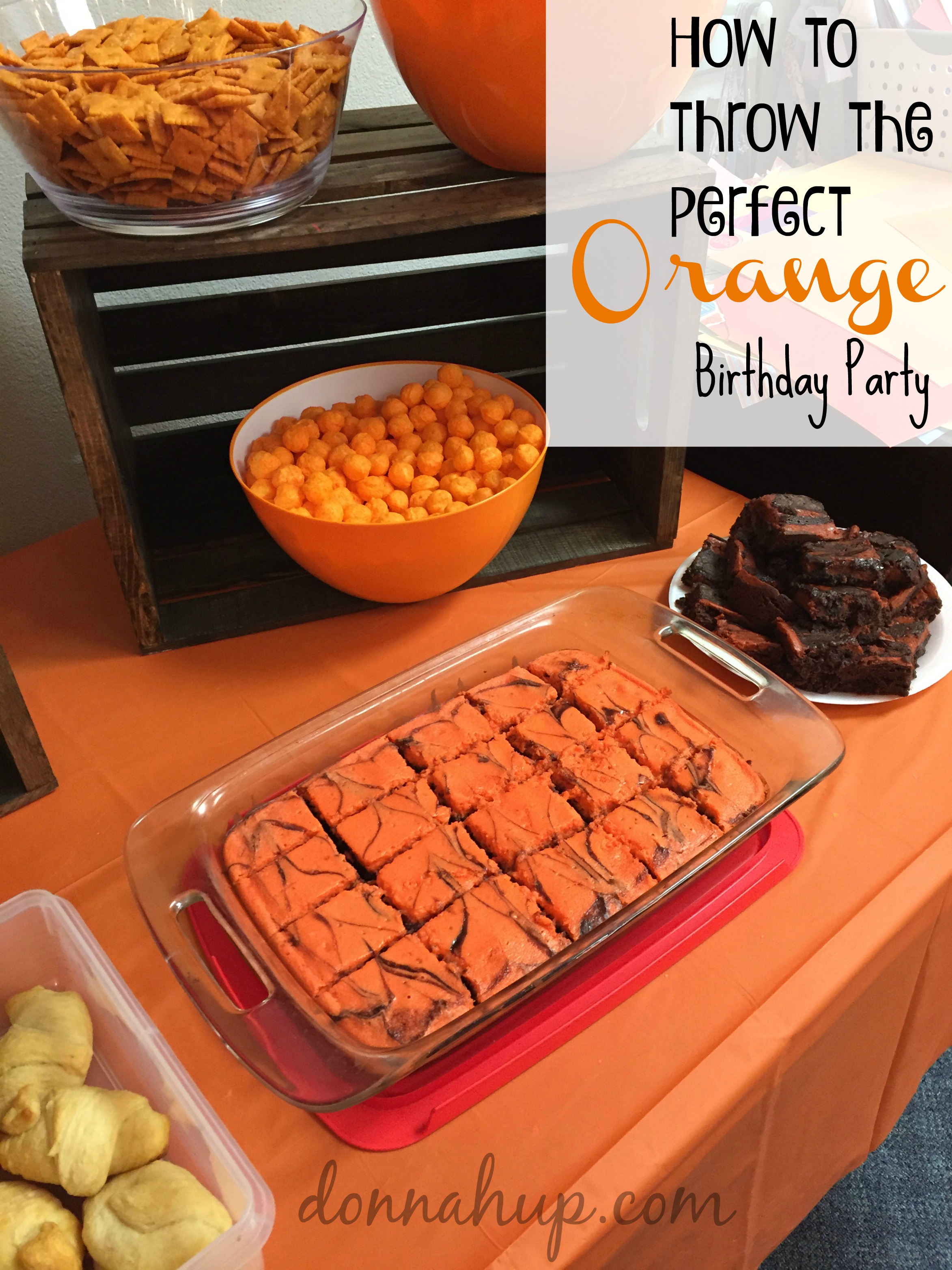 How to Throw the Perfect Orange Birthday Party