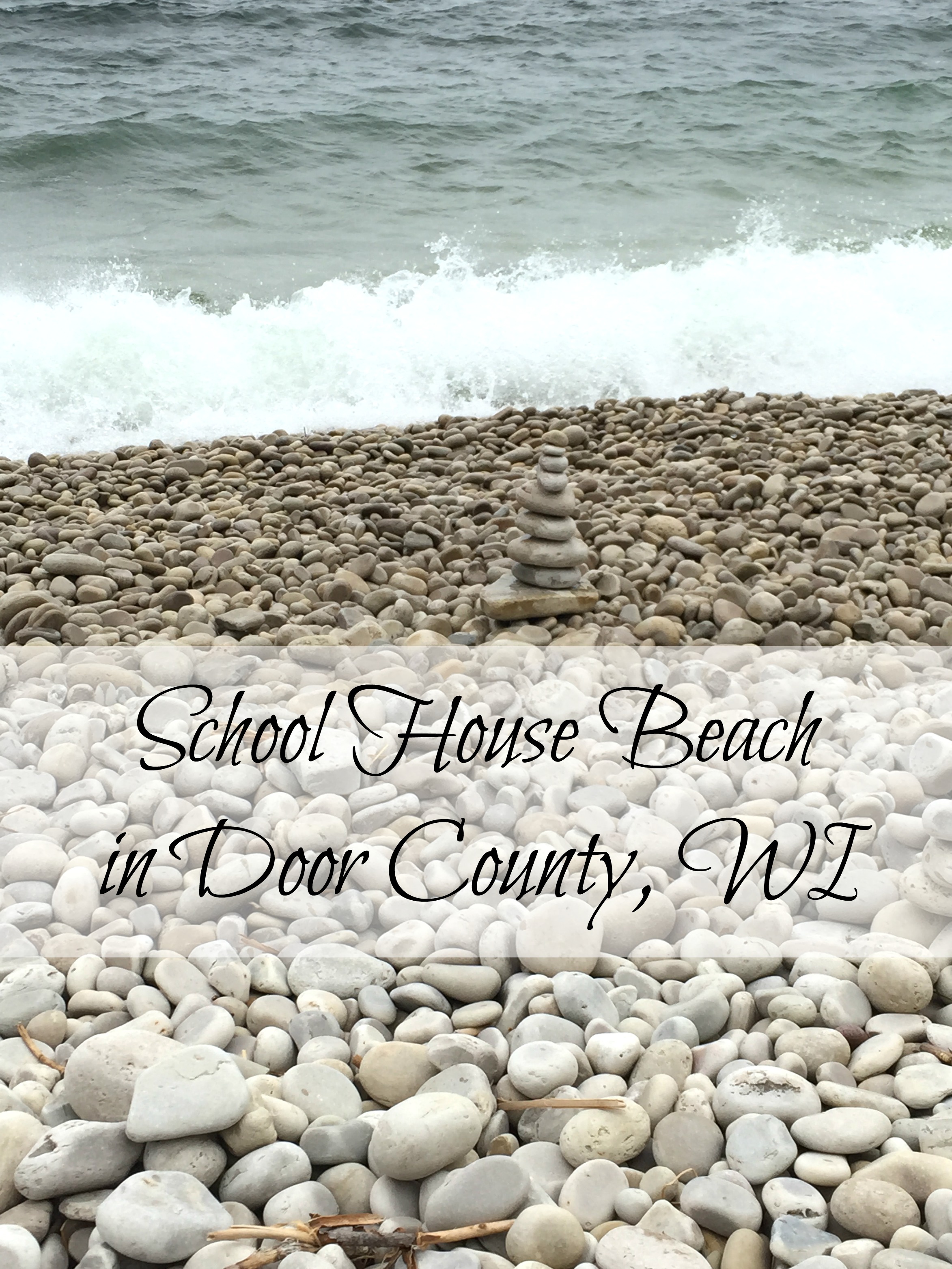 School House Beach in Door County, WI