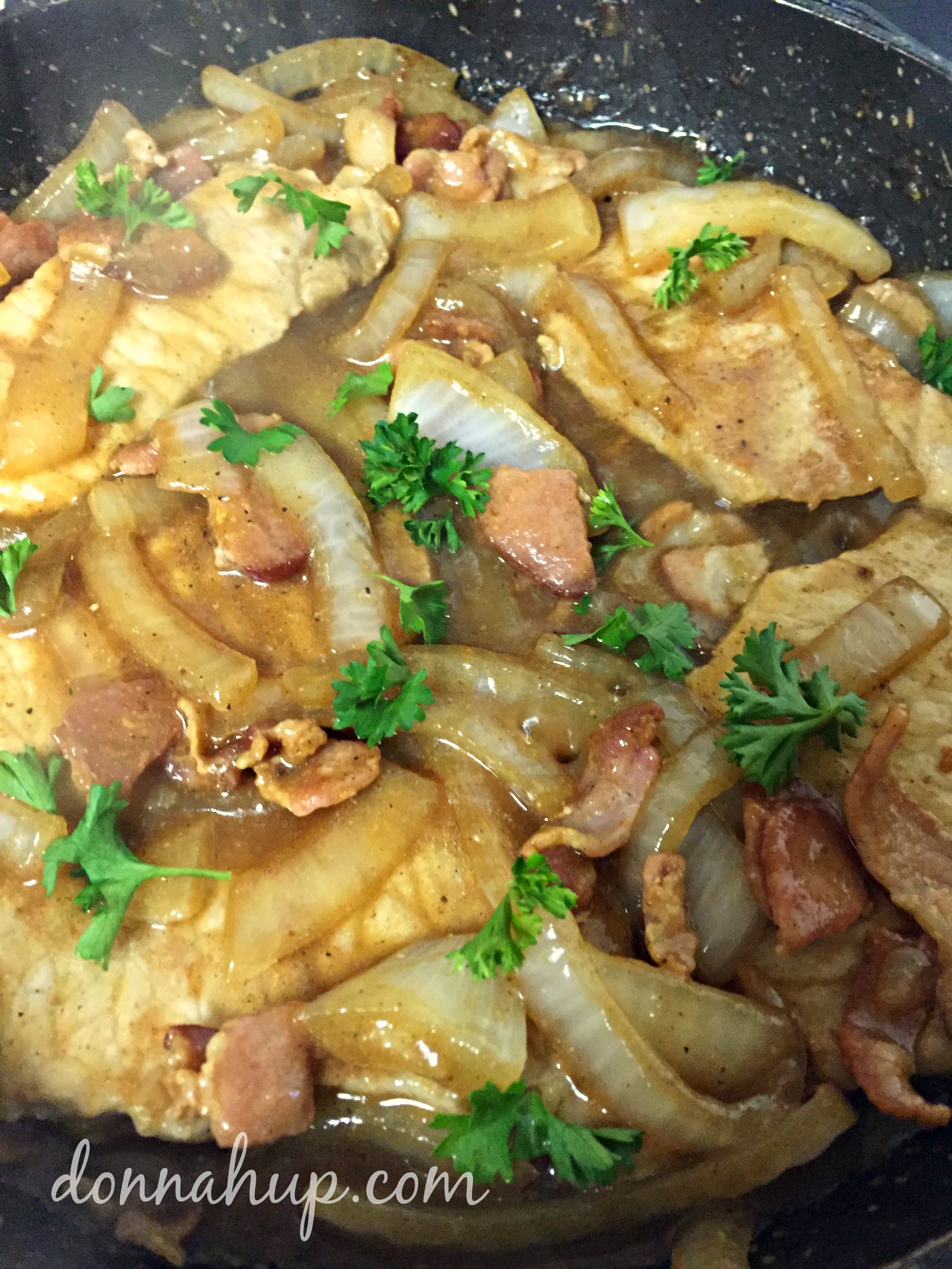 30 Minute French Onion Pork One Pot Meals #AllNaturalPork #recipe #ad