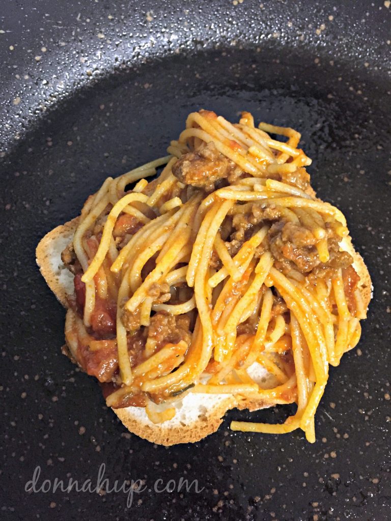 Spaghetti Grilled Cheese