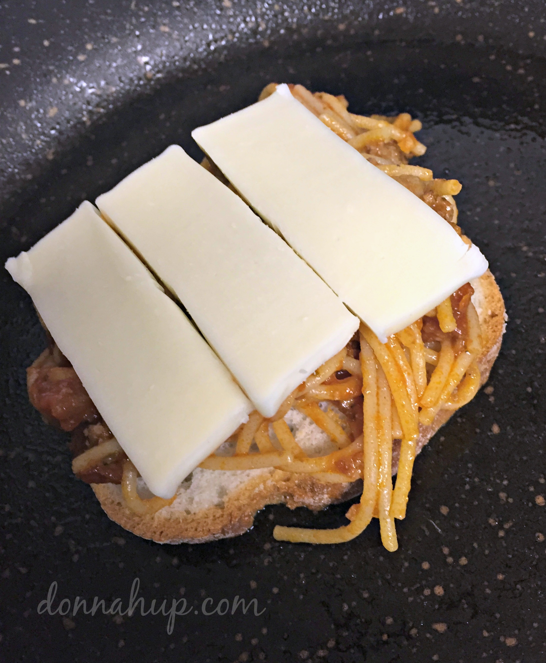 Spaghetti Grilled Cheese Recipe