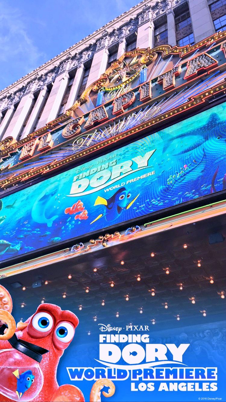 I was at the FINDING DORY World Premiere! #FindingDoryEvent #HaveYouSeenHer 