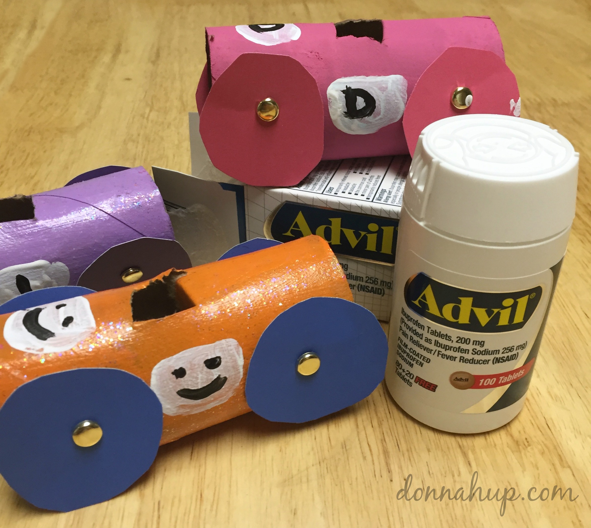 Toilet Paper Roll Crafts - DIY Race Cars #RaceDayRelief #CollectiveBias