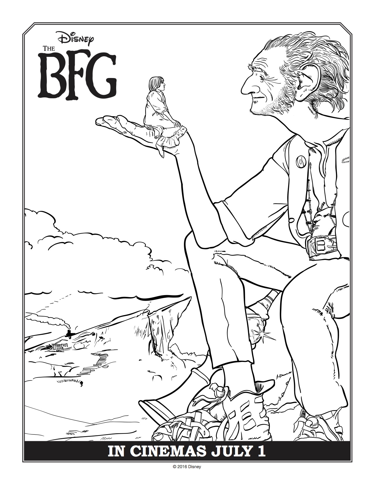 BFG Coloring Pages