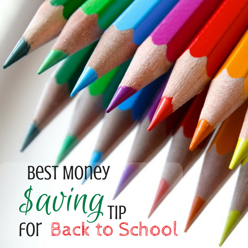 Best Money Saving Tip for Back to School