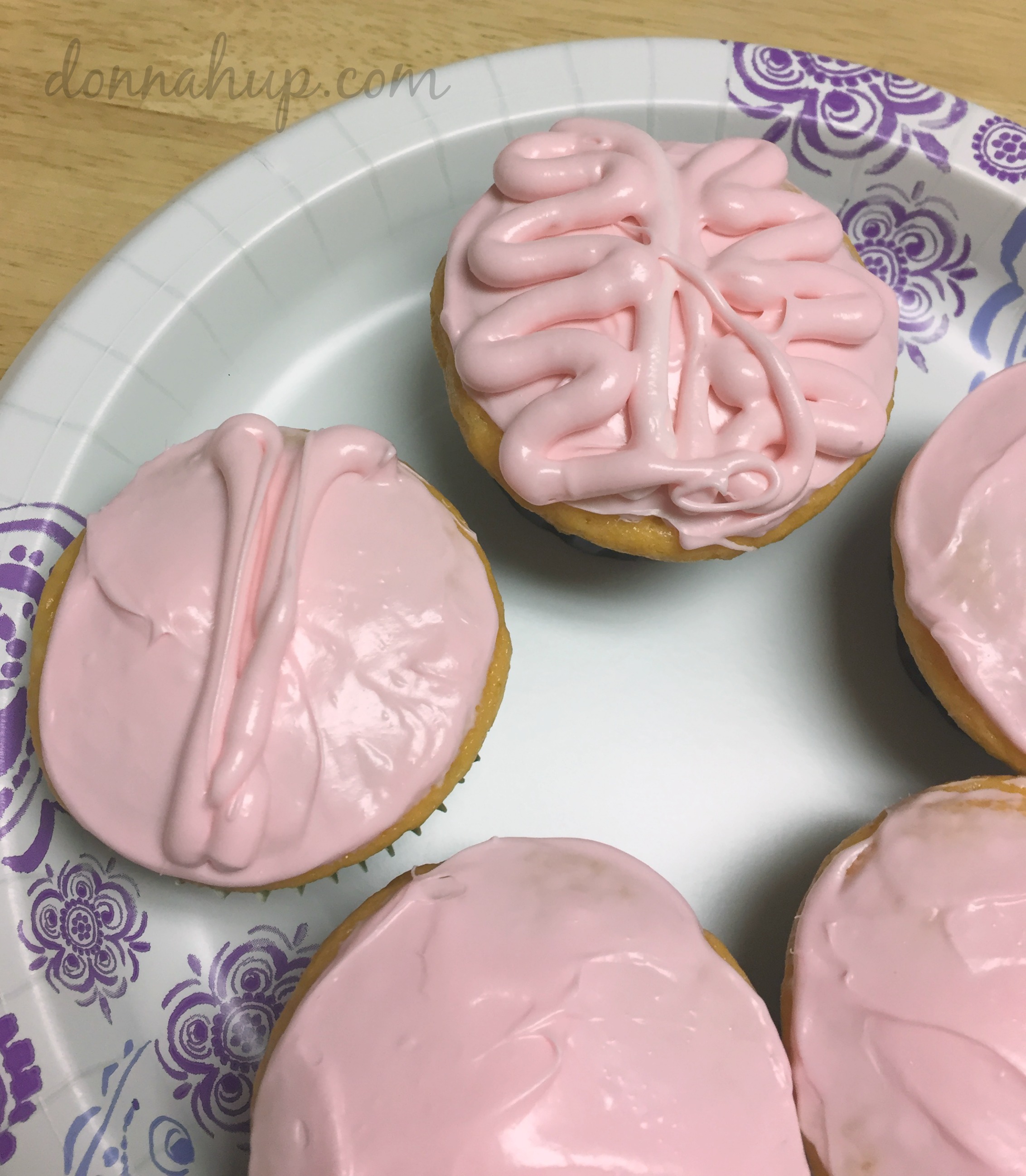 Spooky Brain Cupcakes