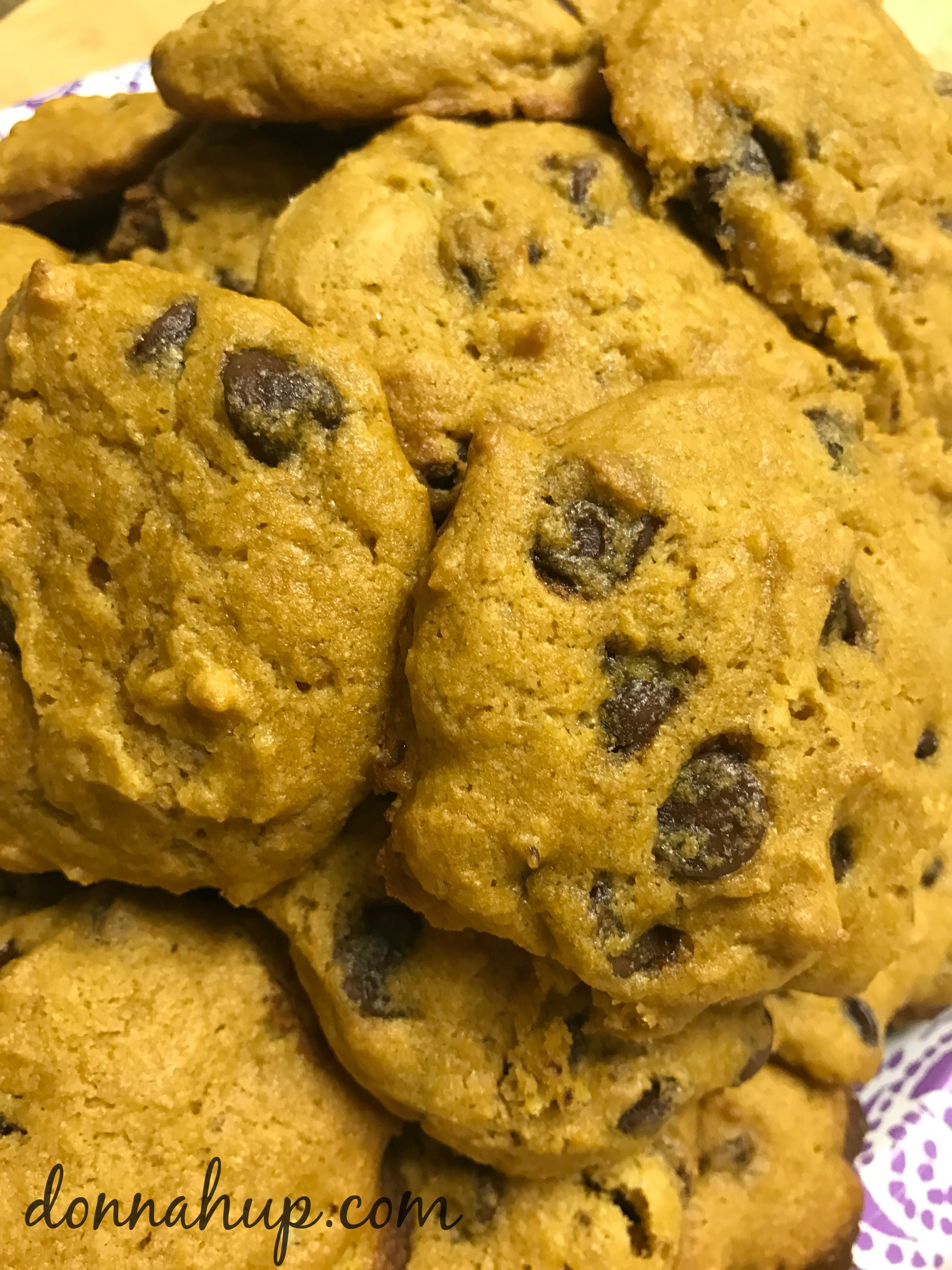 Gluten Free Pumpkin Chocolate Chip Cookies