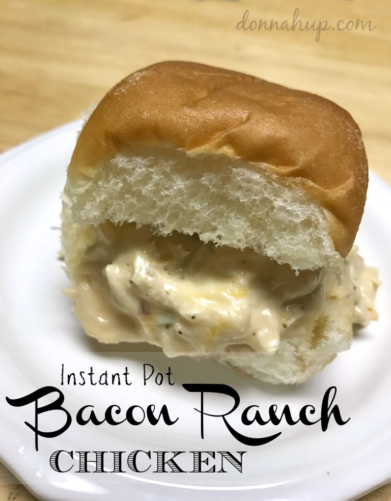 Instant Pot Bacon Ranch Chicken