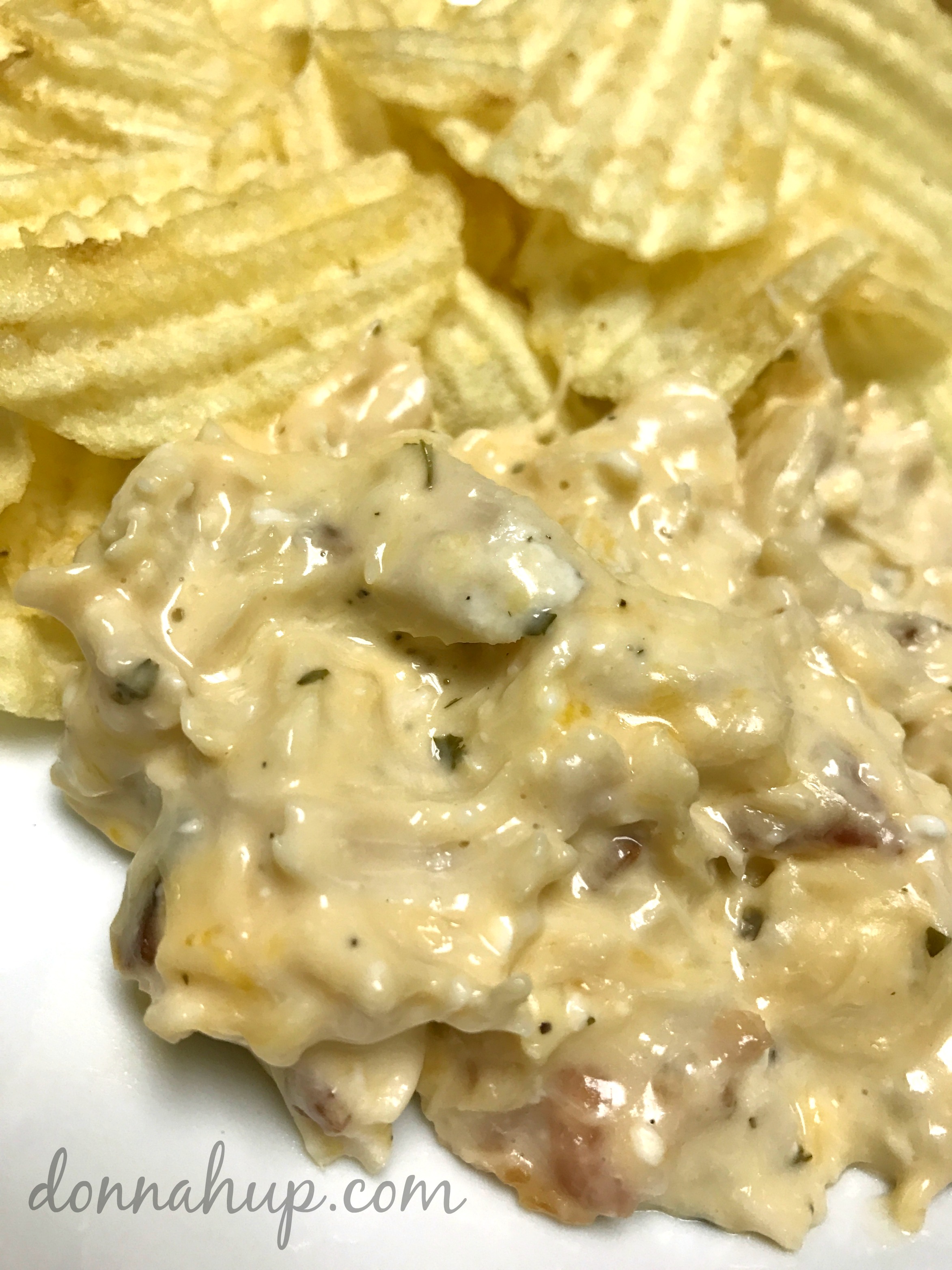 Instant Pot Bacon Ranch Chicken Dip