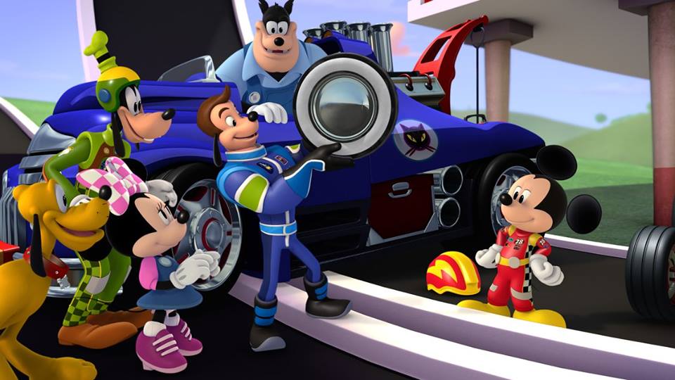 Get ready to hit the tracks with Mickey and the Roadster Racers