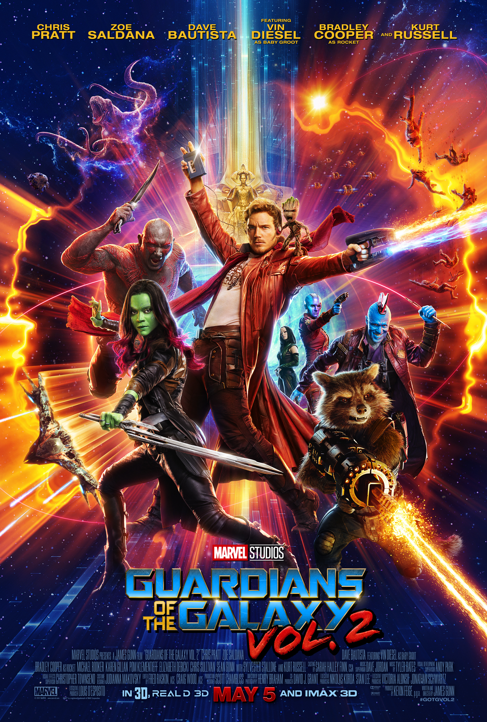 Marvel Studios' GUARDIANS OF THE GALAXY VOL. 2 New Trailer and Poster