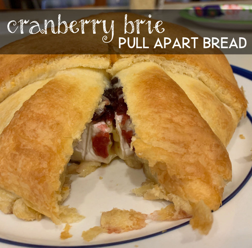 Cranberry Brie Pull Apart Bread