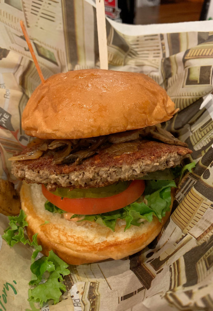 Impossible Burger at Wahlburgers