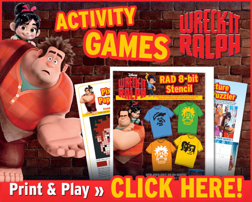 Wreck-It Ralph Activities