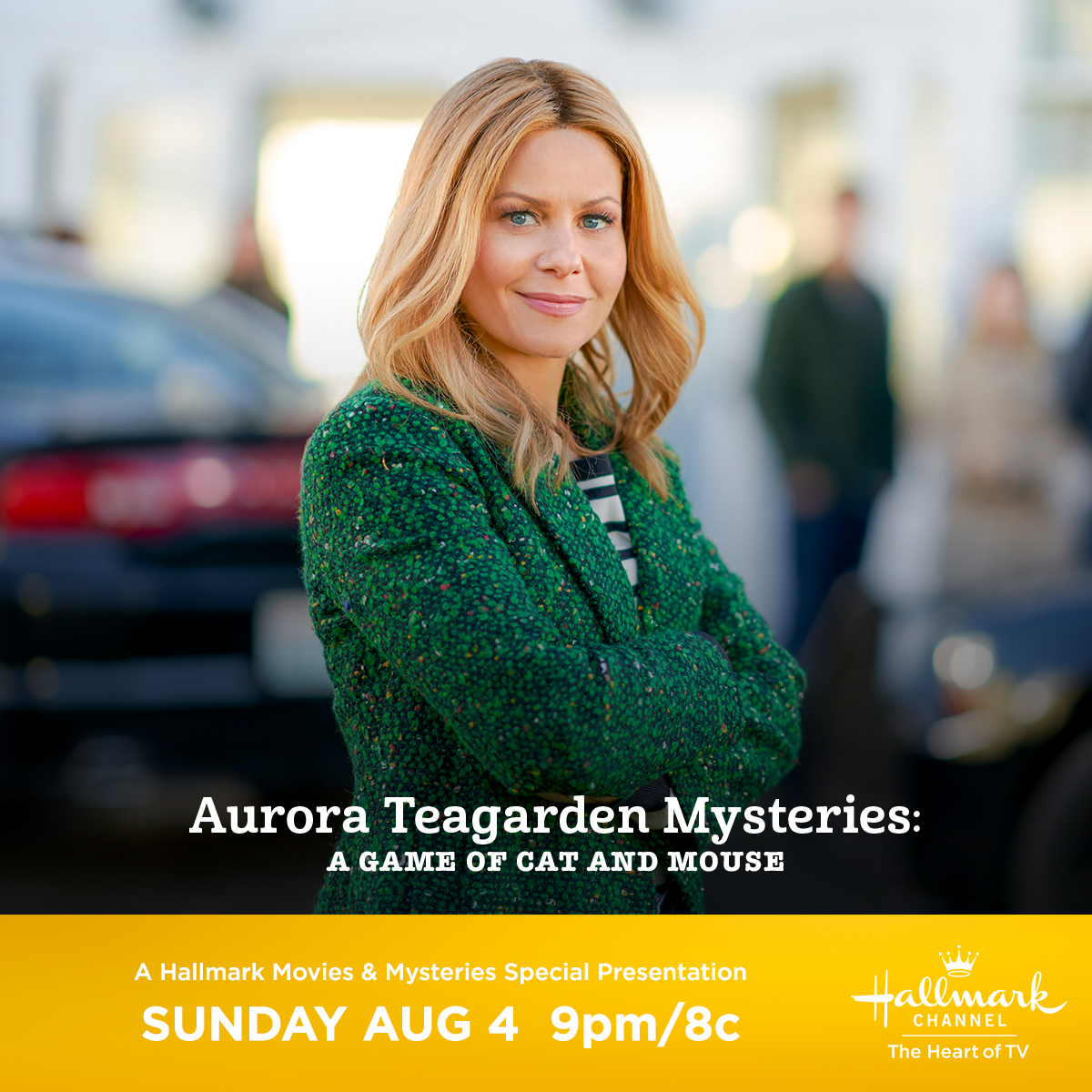 Hallmark Movies & Mysteries "Aurora Teagarden Mysteries: A Game of Cat and Mouse" Premiering this Sunday, August 4th at 9pm/8c!