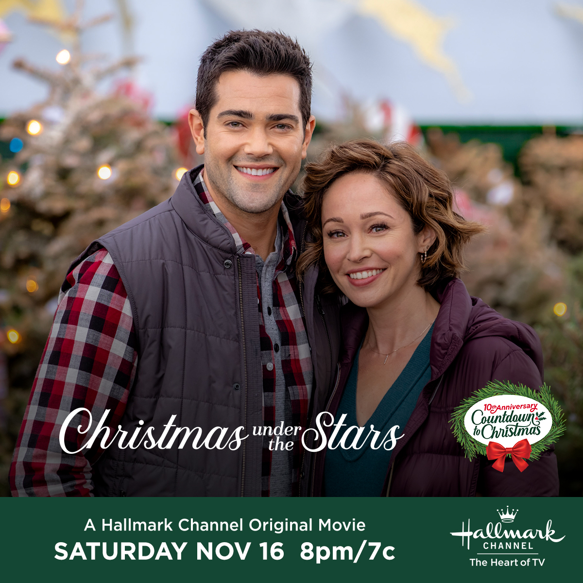 Hallmark Channel's Premiere of "Christmas Under the Stars" on Saturday, Nov. 16th at 8pm/7c! #CountdowntoChristmas