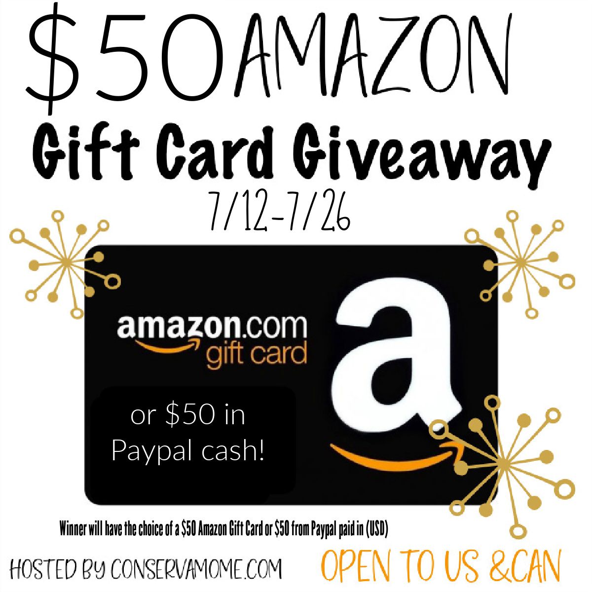 Win A 50 Amazon Gift Card